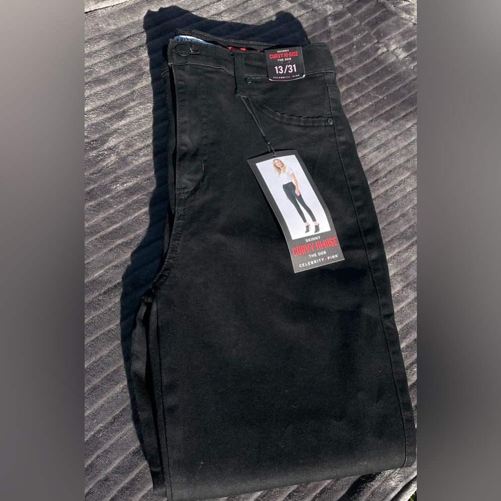 Celebrity Pink Charcoal Denim Pants